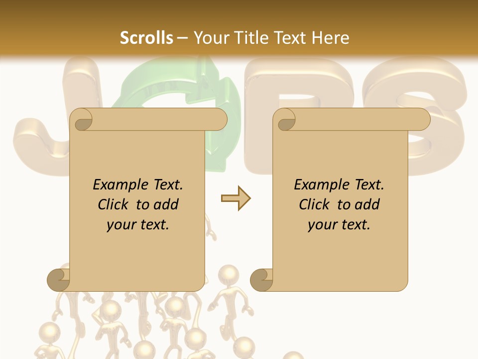 Finger White Background Close Up PowerPoint Template
