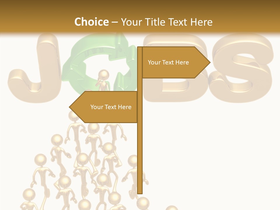 Finger White Background Close Up PowerPoint Template