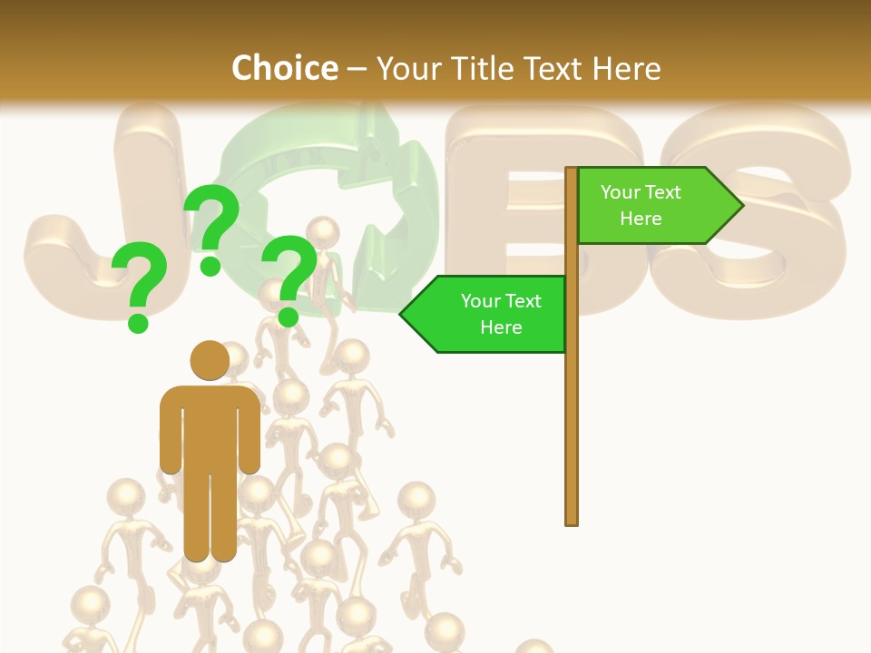 Finger White Background Close Up PowerPoint Template