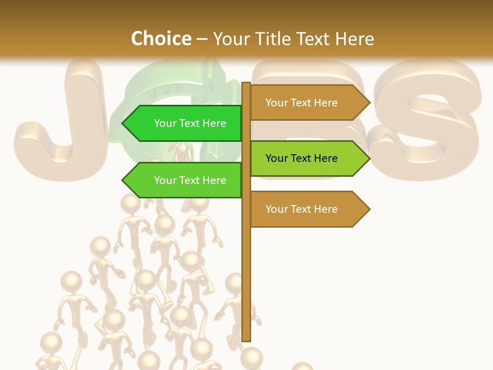 Finger White Background Close Up PowerPoint Template