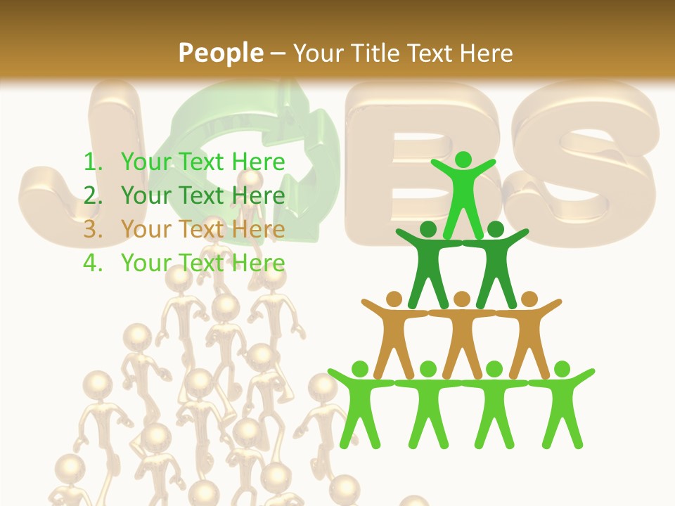 Finger White Background Close Up PowerPoint Template