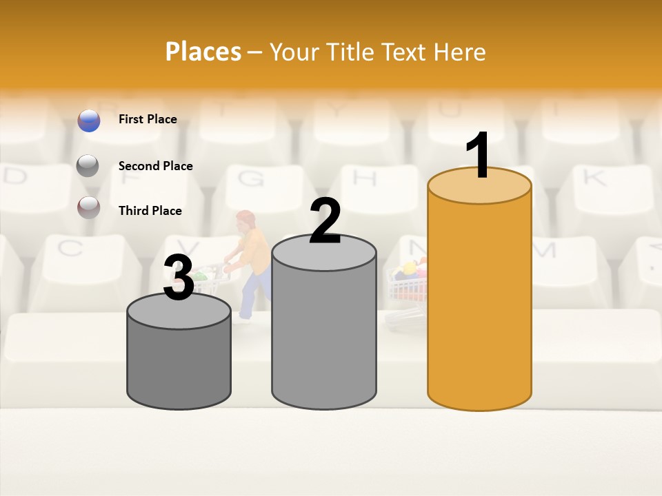 Senior  Young Closeup PowerPoint Template