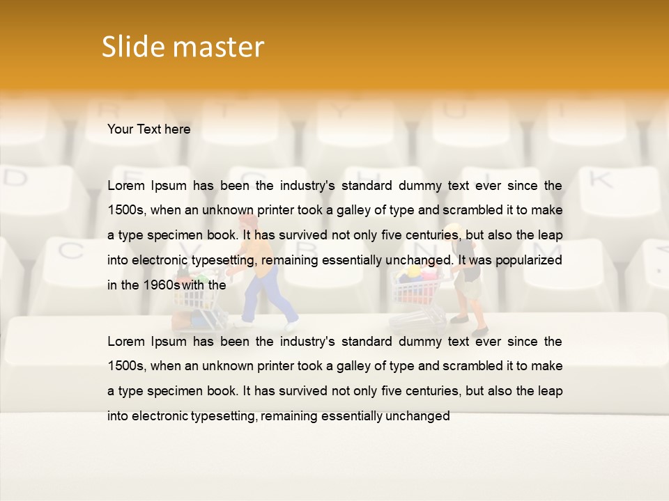 Senior  Young Closeup PowerPoint Template