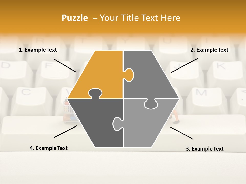 Senior  Young Closeup PowerPoint Template