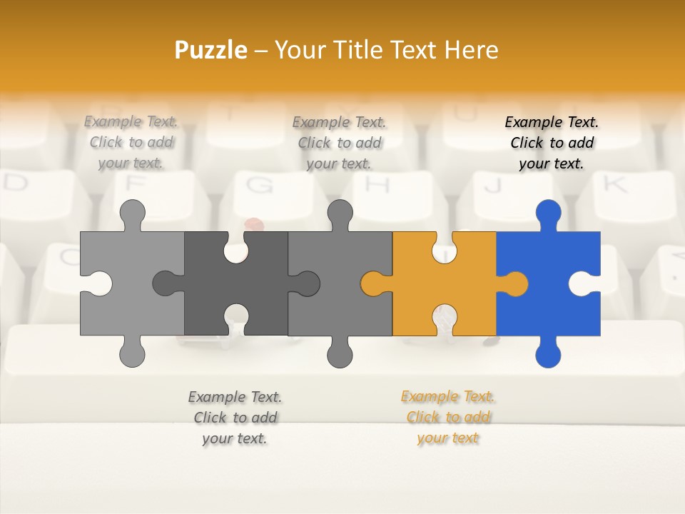 Senior  Young Closeup PowerPoint Template