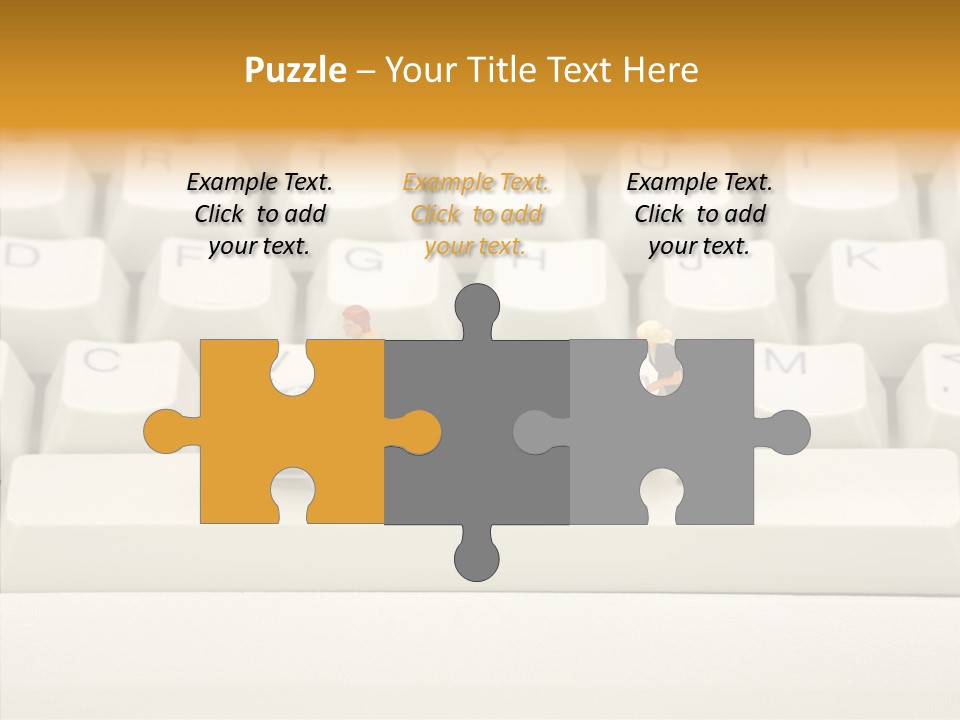 Senior  Young Closeup PowerPoint Template