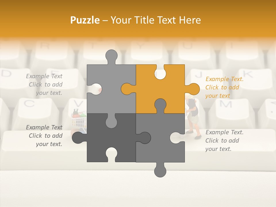 Senior  Young Closeup PowerPoint Template