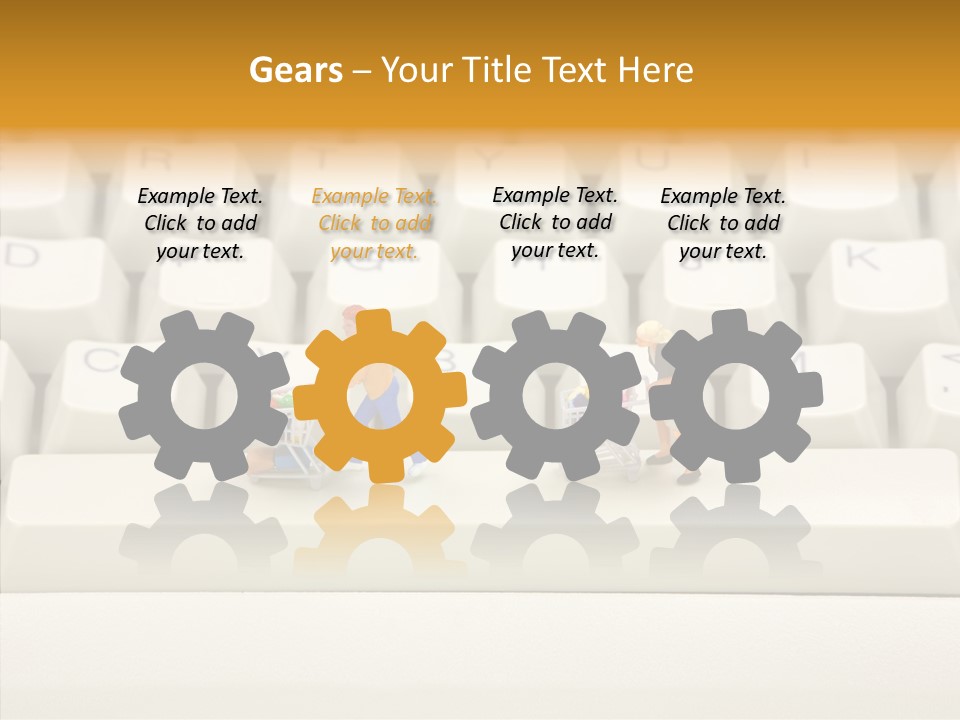 Senior  Young Closeup PowerPoint Template