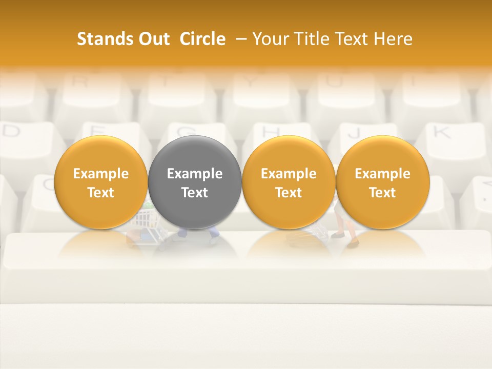 Senior  Young Closeup PowerPoint Template