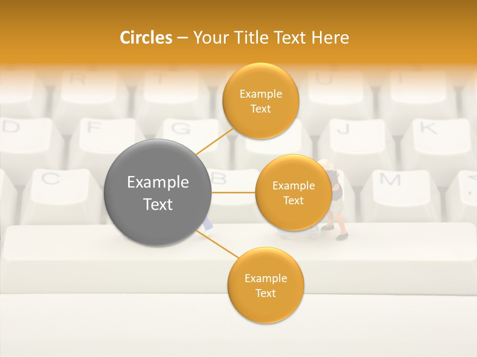 Senior  Young Closeup PowerPoint Template