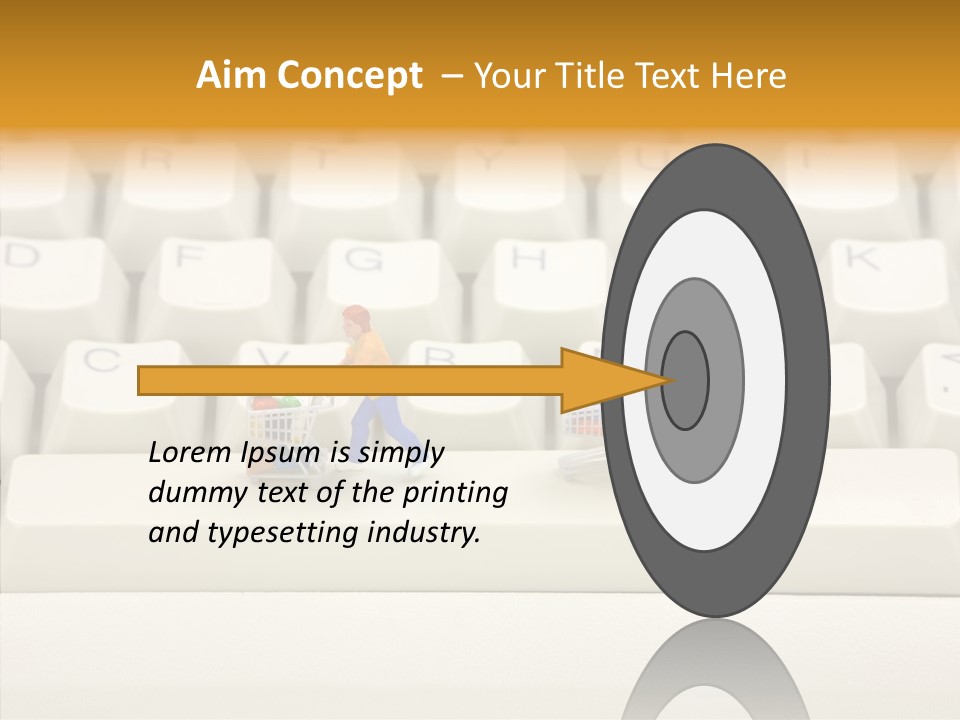 Senior  Young Closeup PowerPoint Template