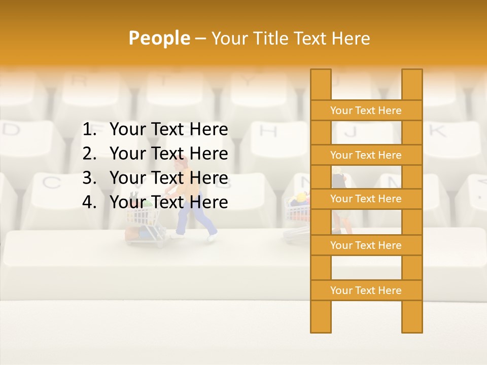 Senior  Young Closeup PowerPoint Template