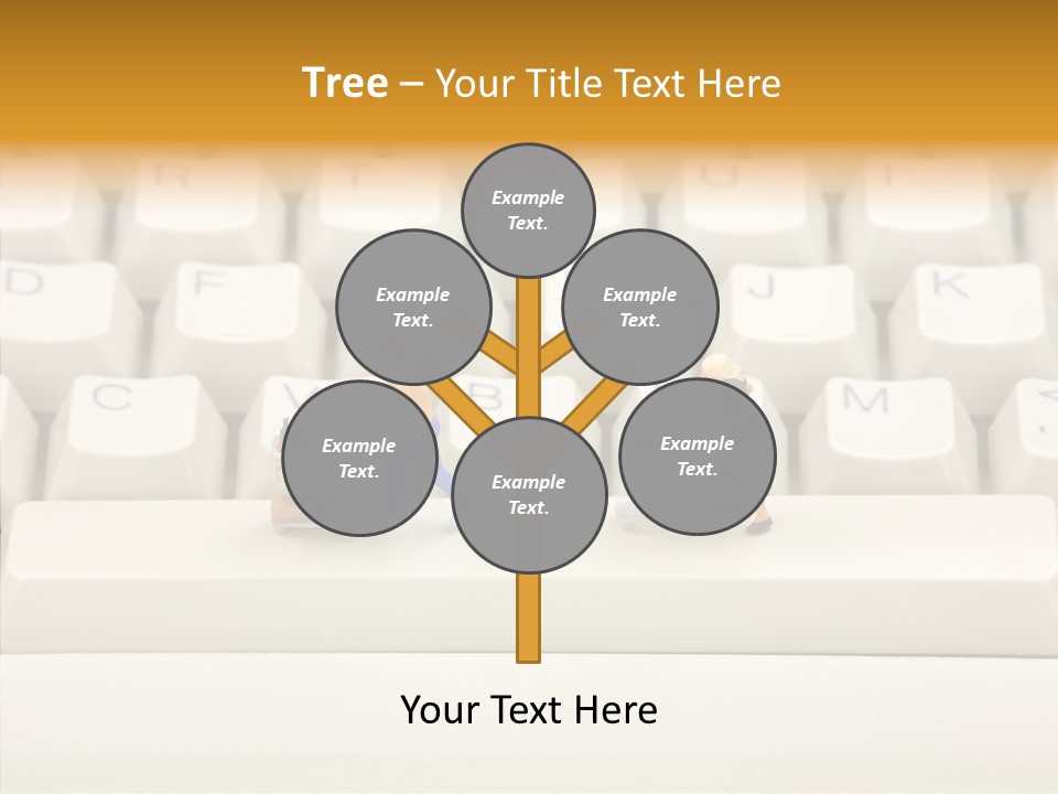 Senior  Young Closeup PowerPoint Template