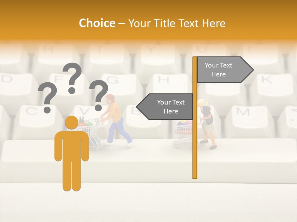 Senior  Young Closeup PowerPoint Template