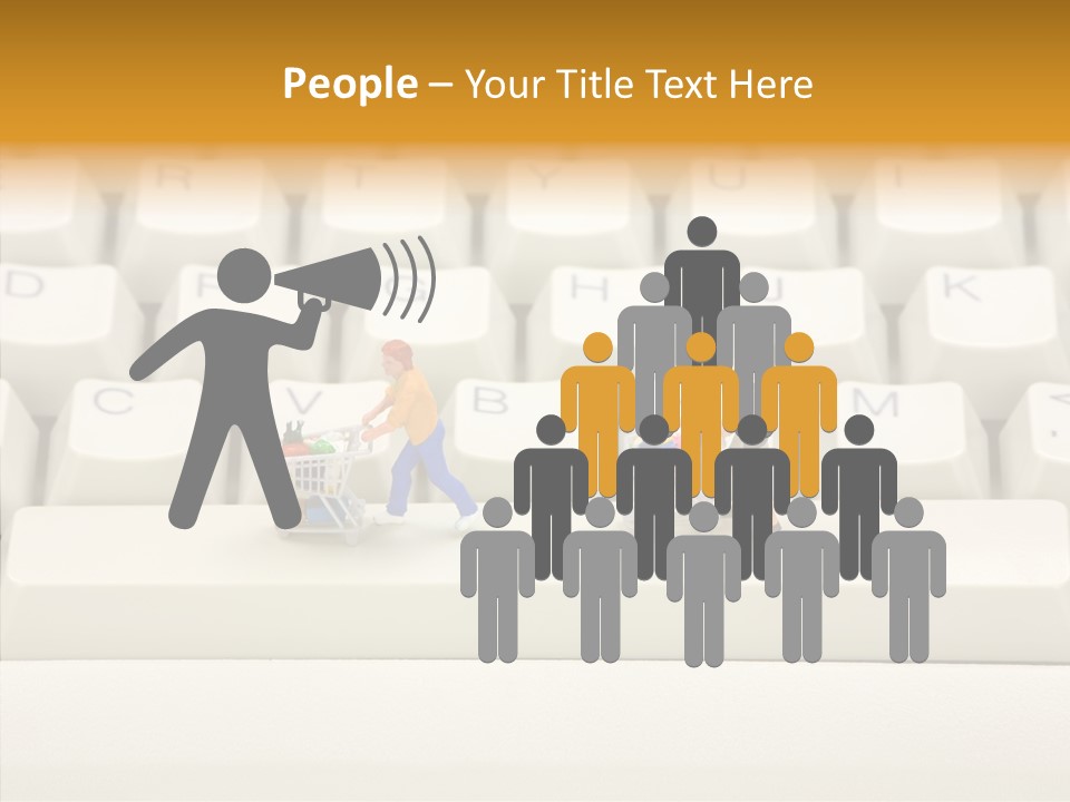 Senior  Young Closeup PowerPoint Template