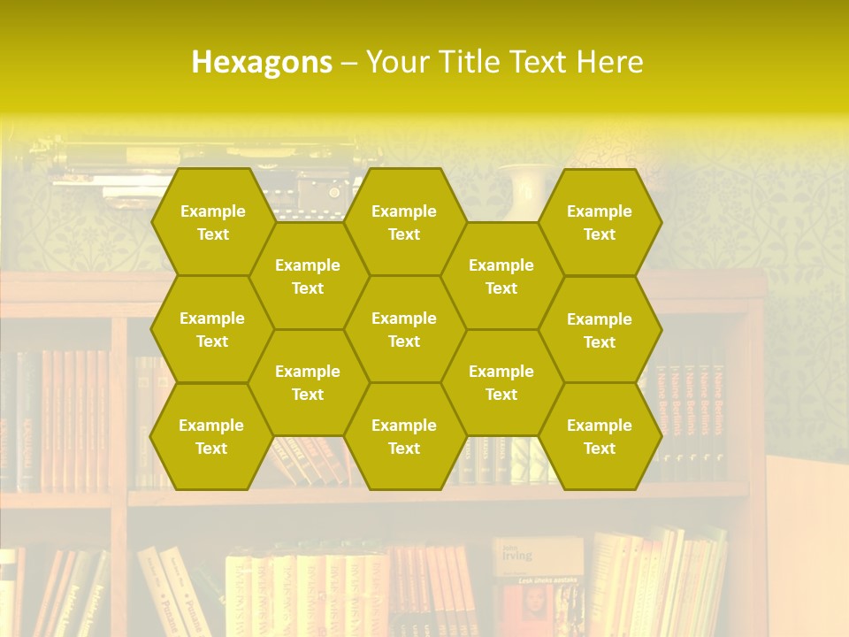 Touching Hand Old PowerPoint Template