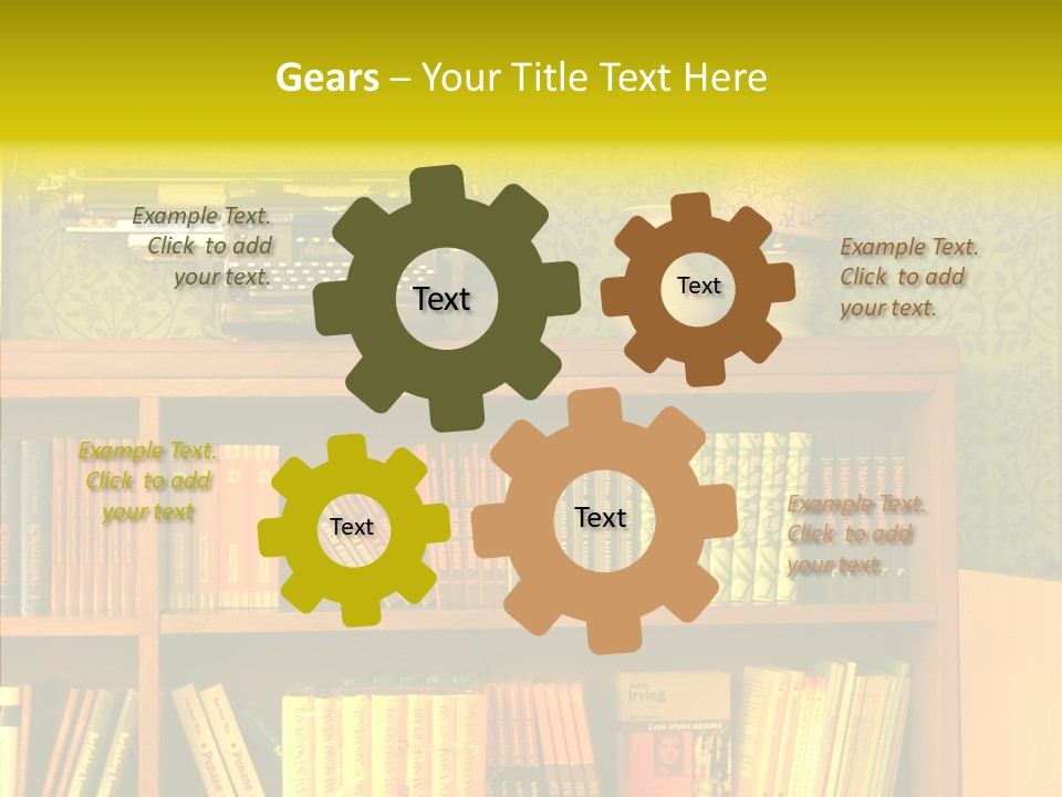 Touching Hand Old PowerPoint Template