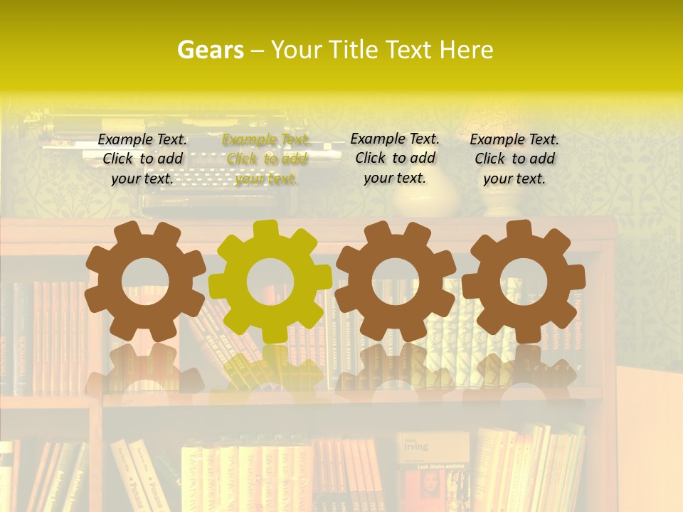 Touching Hand Old PowerPoint Template