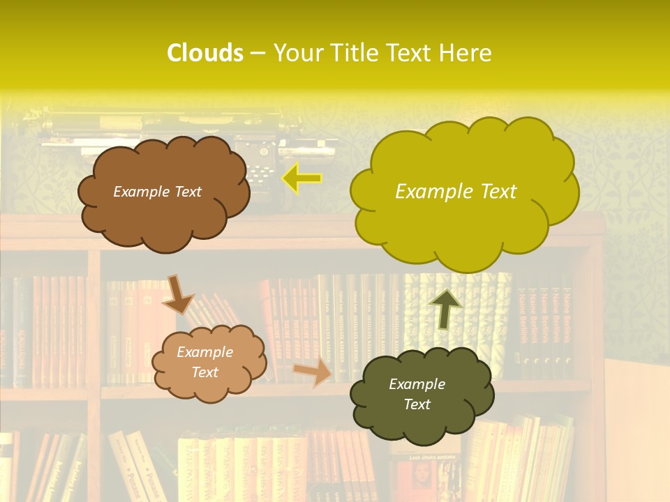 Touching Hand Old PowerPoint Template