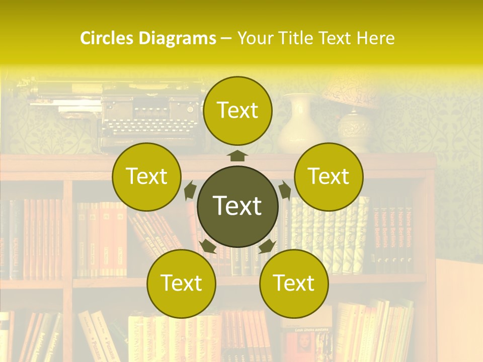 Touching Hand Old PowerPoint Template