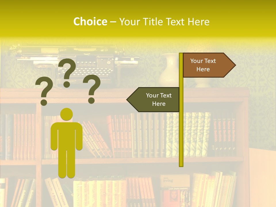 Touching Hand Old PowerPoint Template