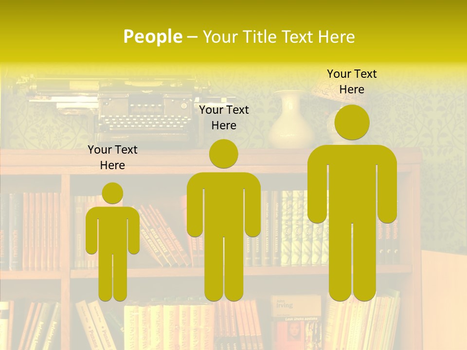 Touching Hand Old PowerPoint Template