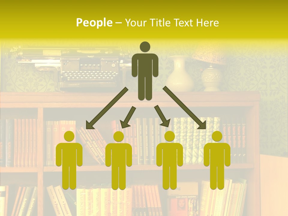 Touching Hand Old PowerPoint Template