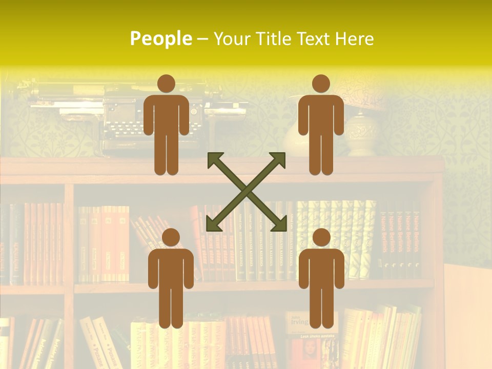 Touching Hand Old PowerPoint Template