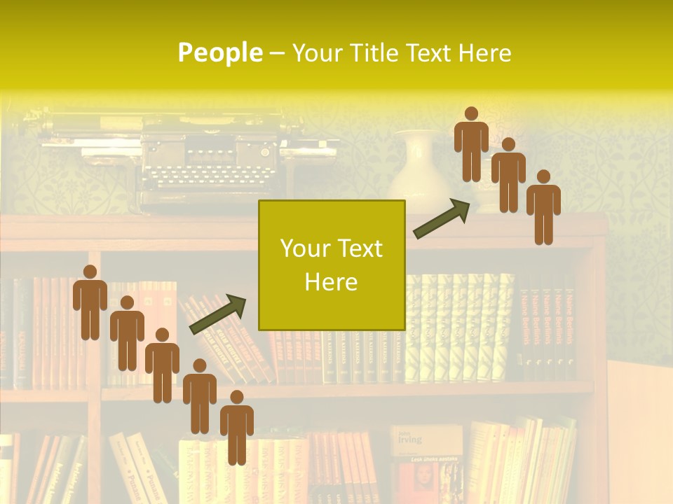 Touching Hand Old PowerPoint Template