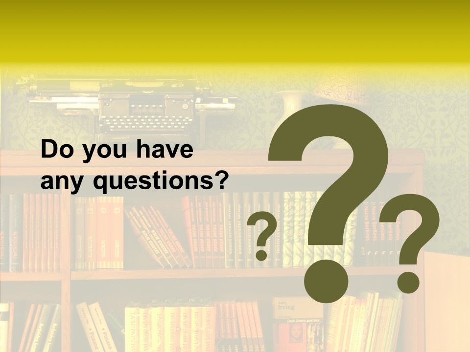 Touching Hand Old PowerPoint Template