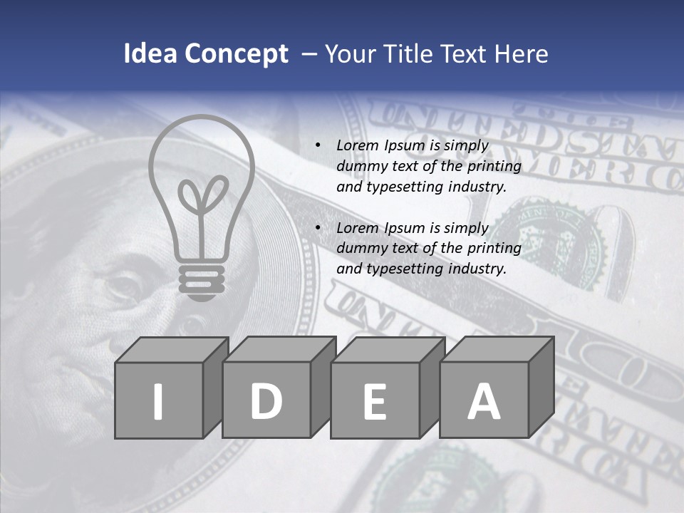 Young Sharing Close Up PowerPoint Template