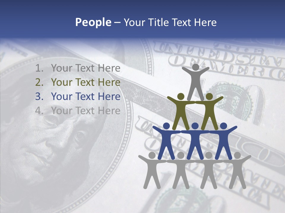 Young Sharing Close Up PowerPoint Template