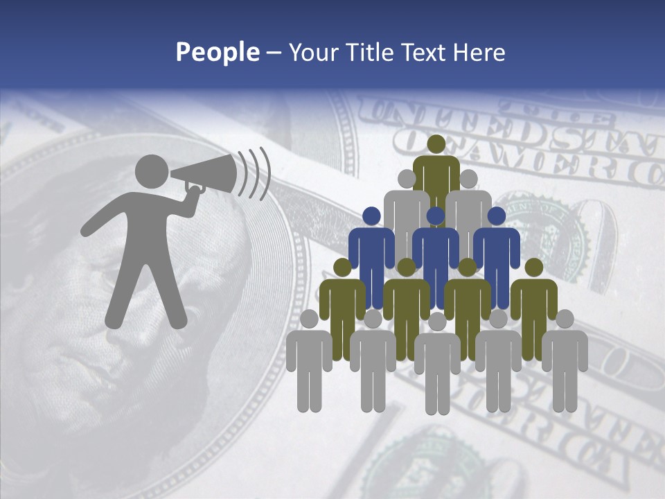 Young Sharing Close Up PowerPoint Template