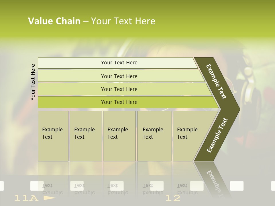 Human Background Holding Hands PowerPoint Template