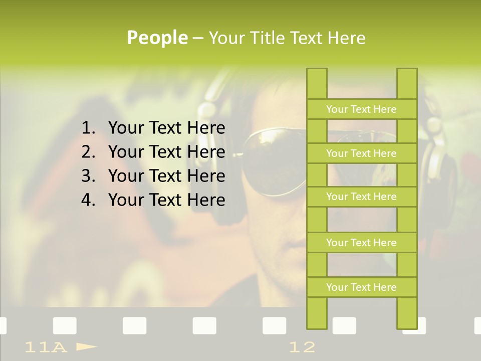 Human Background Holding Hands PowerPoint Template