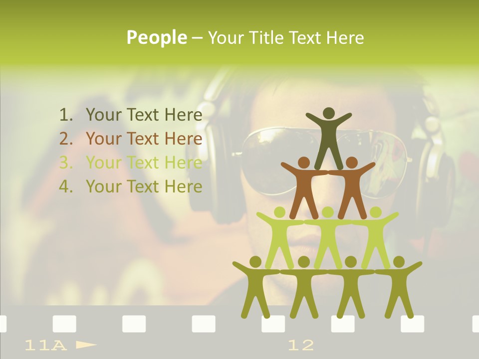 Human Background Holding Hands PowerPoint Template