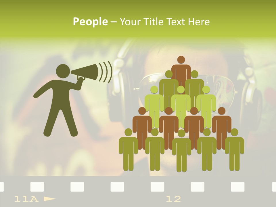 Human Background Holding Hands PowerPoint Template