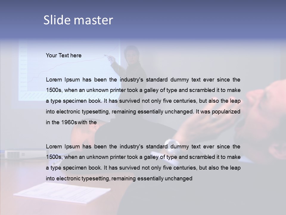 Adult Grandmother Two PowerPoint Template