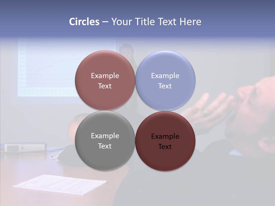 Adult Grandmother Two PowerPoint Template