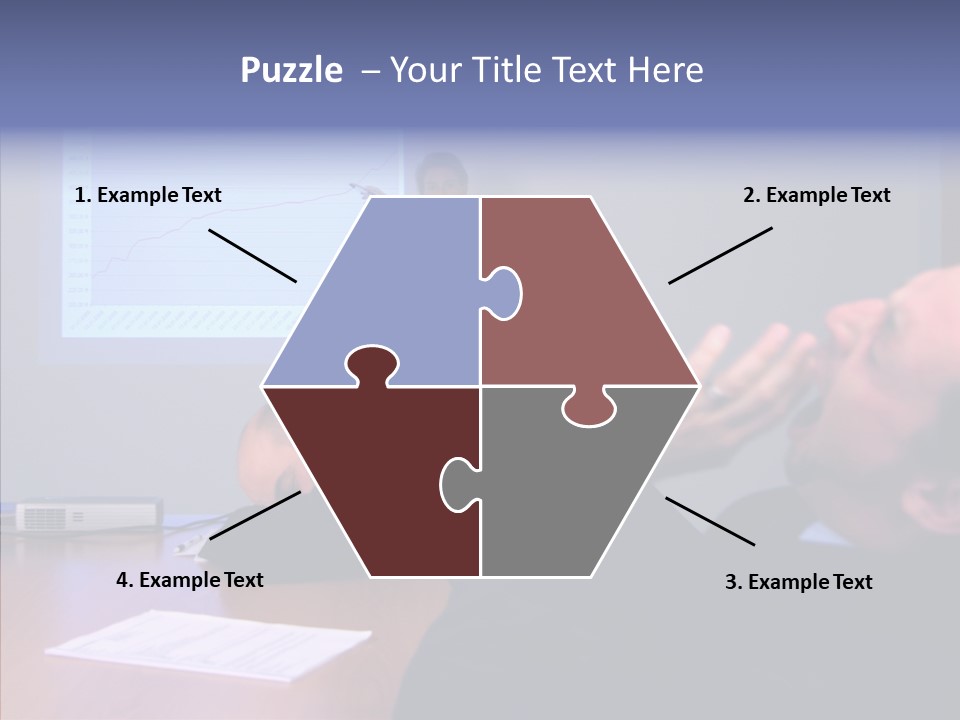 Adult Grandmother Two PowerPoint Template