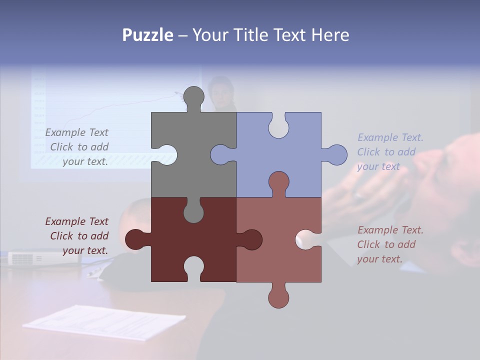 Adult Grandmother Two PowerPoint Template