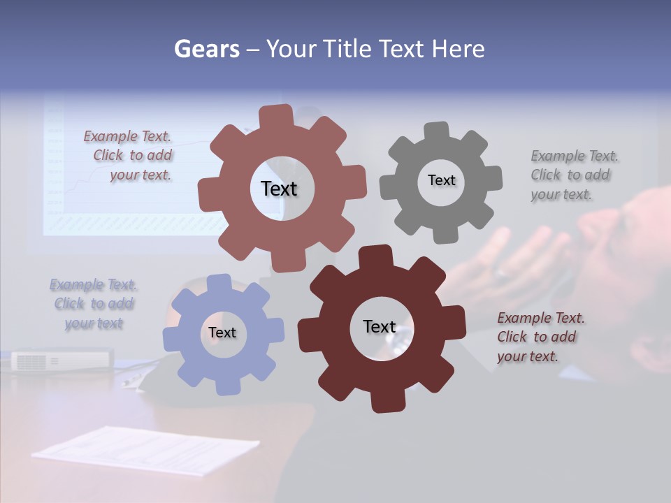 Adult Grandmother Two PowerPoint Template