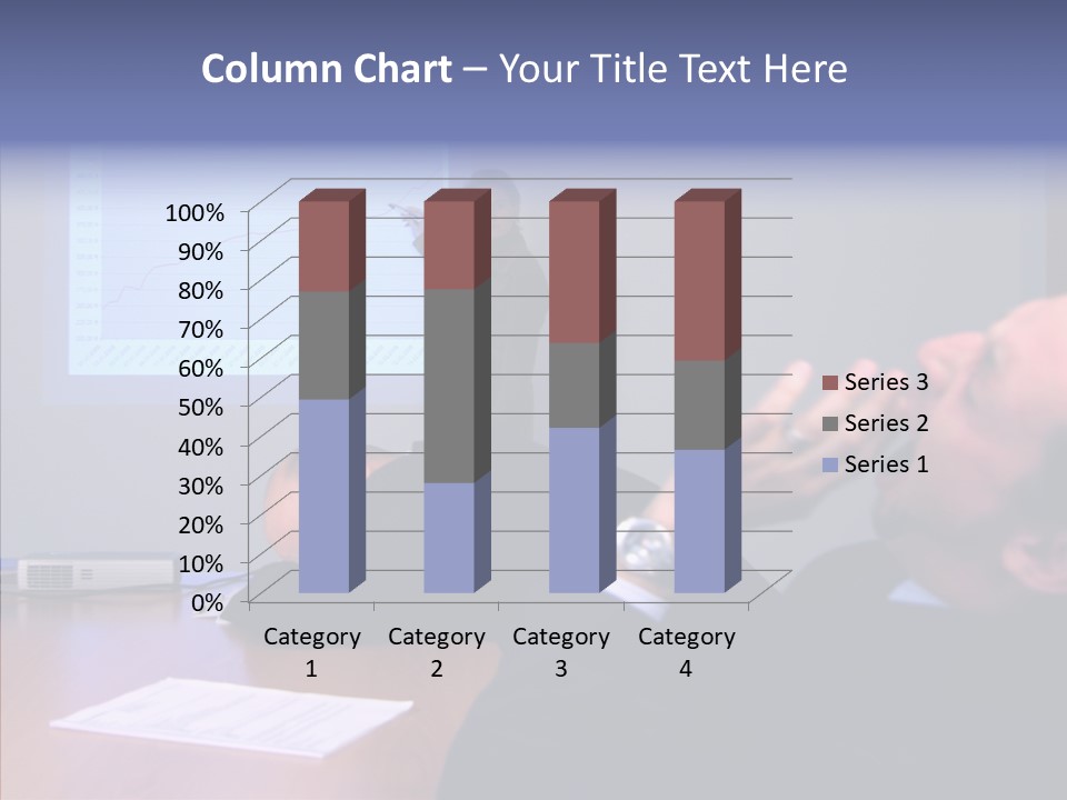 Adult Grandmother Two PowerPoint Template