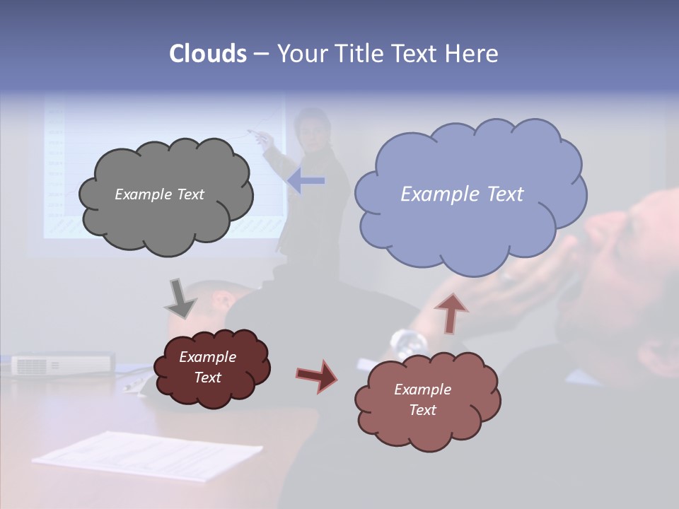 Adult Grandmother Two PowerPoint Template