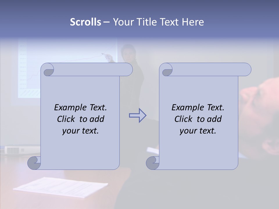 Adult Grandmother Two PowerPoint Template