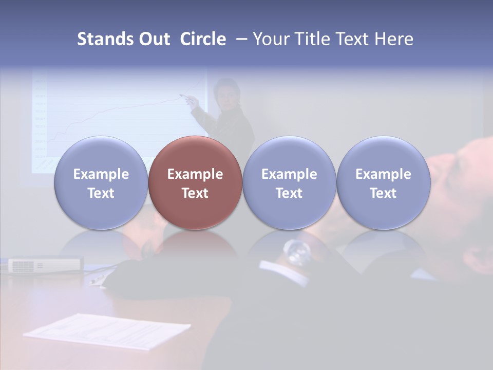 Adult Grandmother Two PowerPoint Template