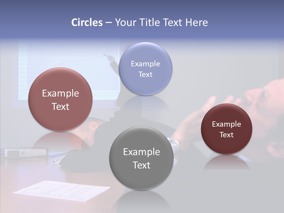 Adult Grandmother Two PowerPoint Template