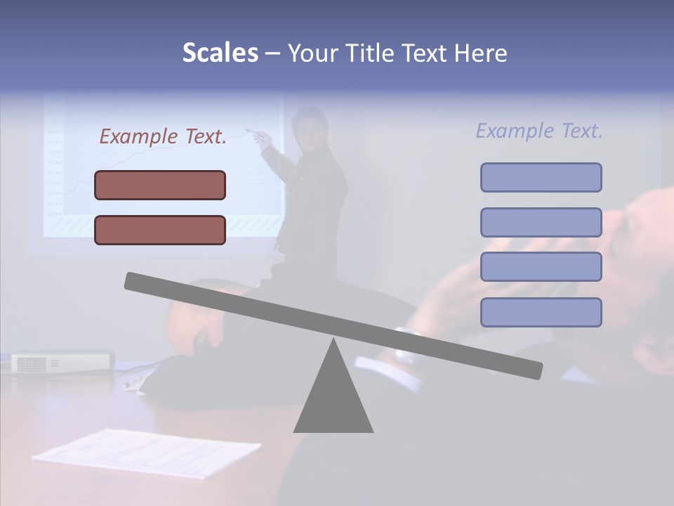 Adult Grandmother Two PowerPoint Template