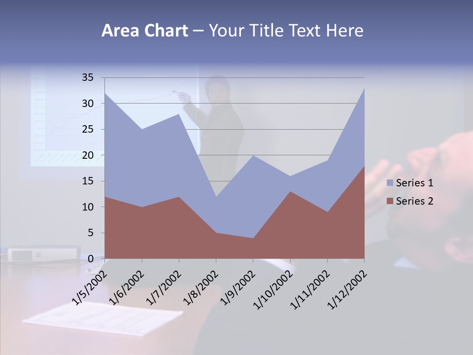 Adult Grandmother Two PowerPoint Template