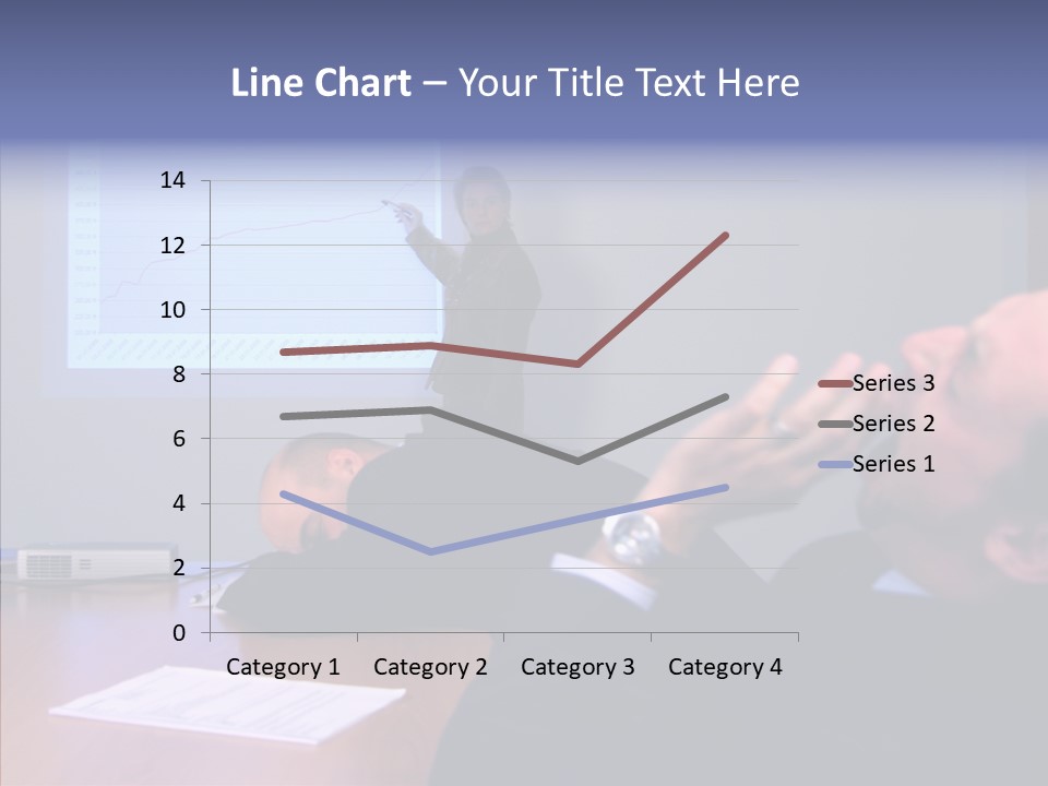 Adult Grandmother Two PowerPoint Template